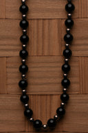 Tiffany&Co. Onyx Beads Necklace